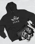 Three-Panel Fleece Hoodie w/ ZEKE Logo