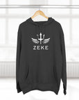 Three-Panel Fleece Hoodie w/ ZEKE Logo