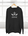 Three-Panel Fleece Hoodie w/ ZEKE Logo