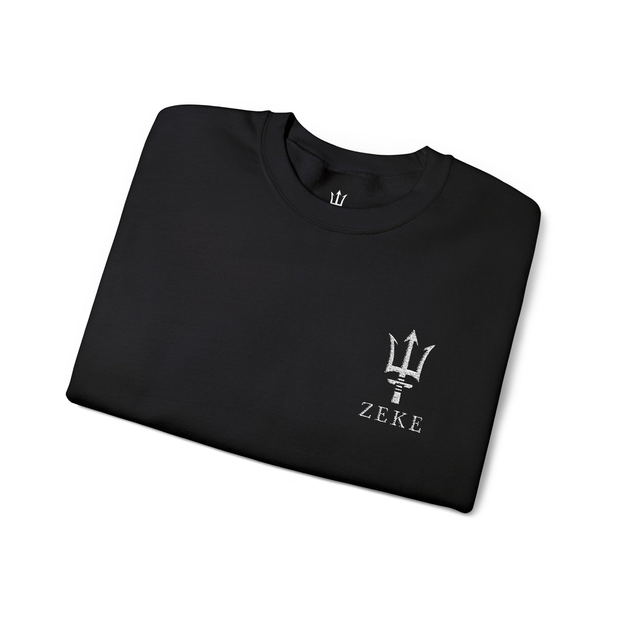 ZEKE Crewneck w/ Trident (White logo)