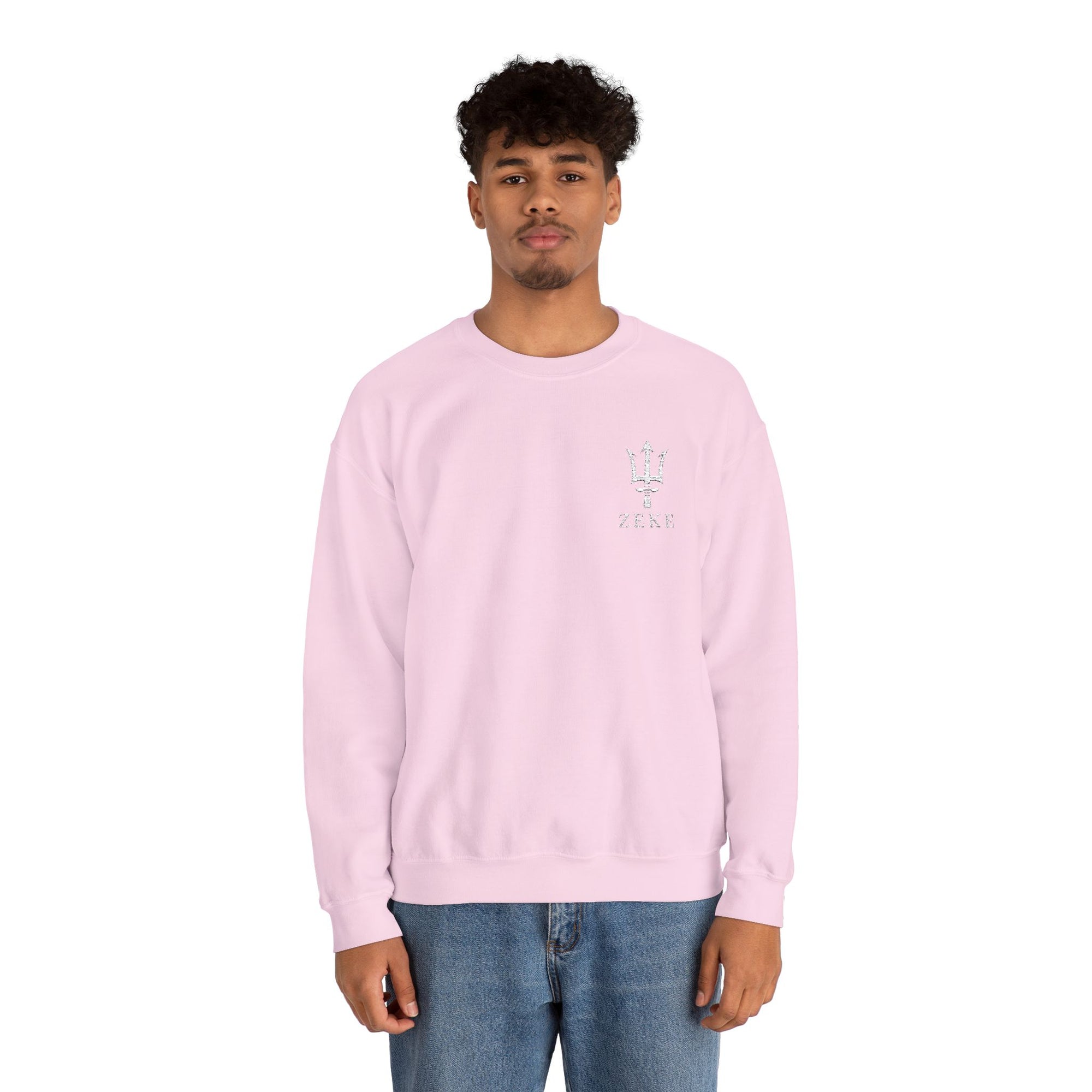 ZEKE Crewneck w/ Trident (White logo)