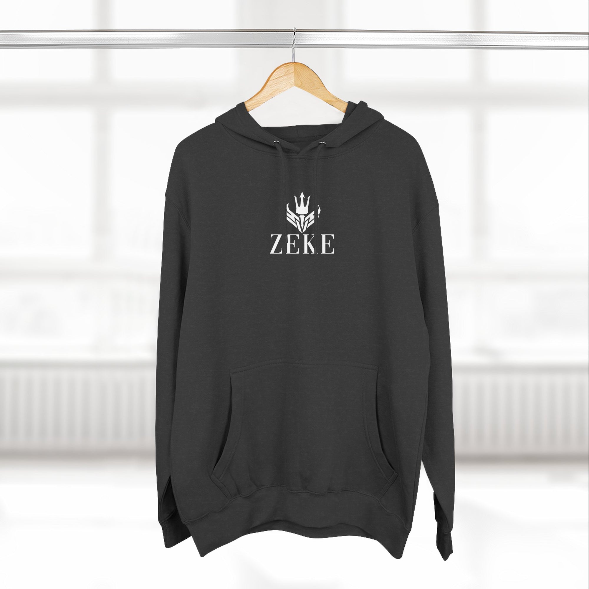 Fleece Hoodie - Zeke Logo Design