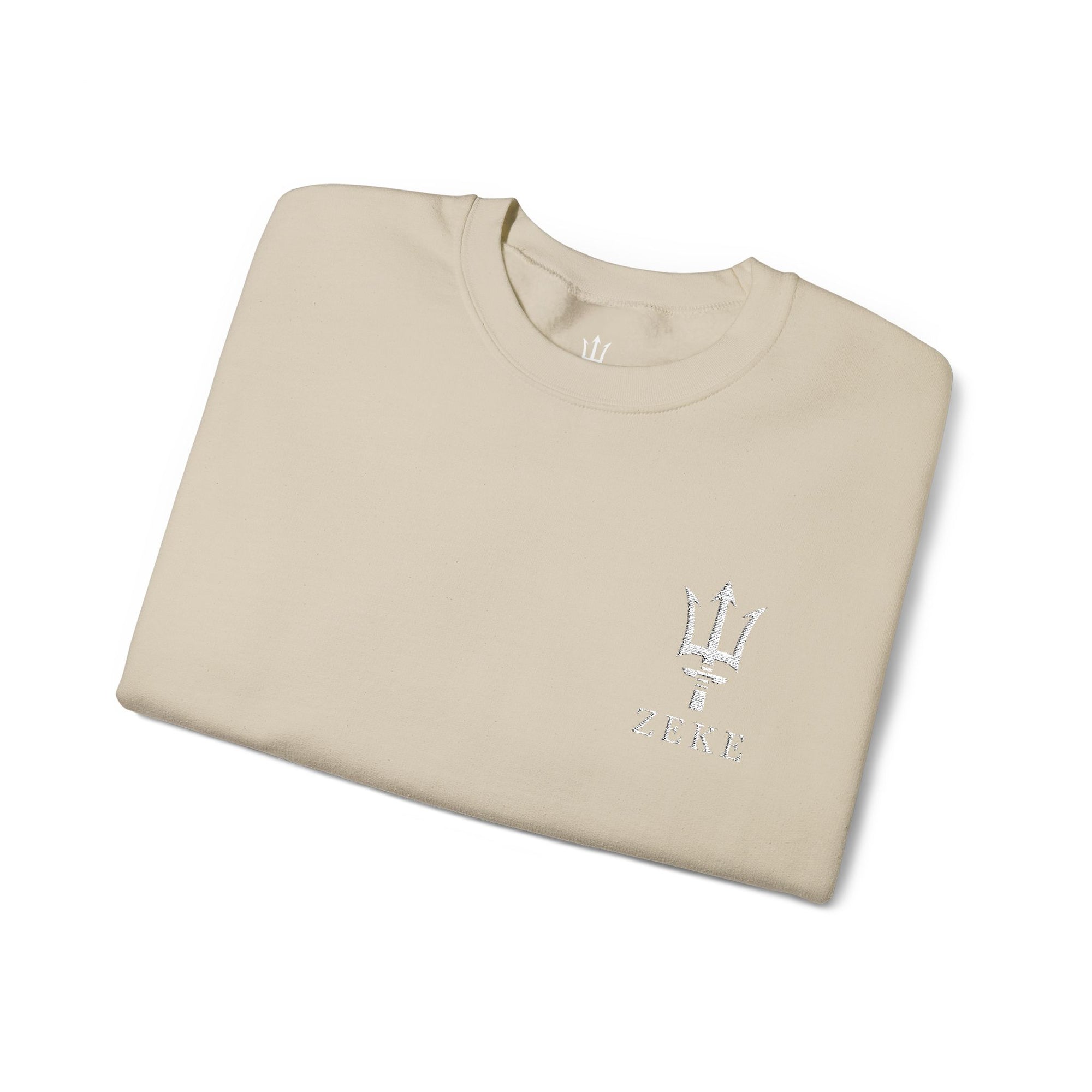 ZEKE Crewneck w/ Trident (White logo)