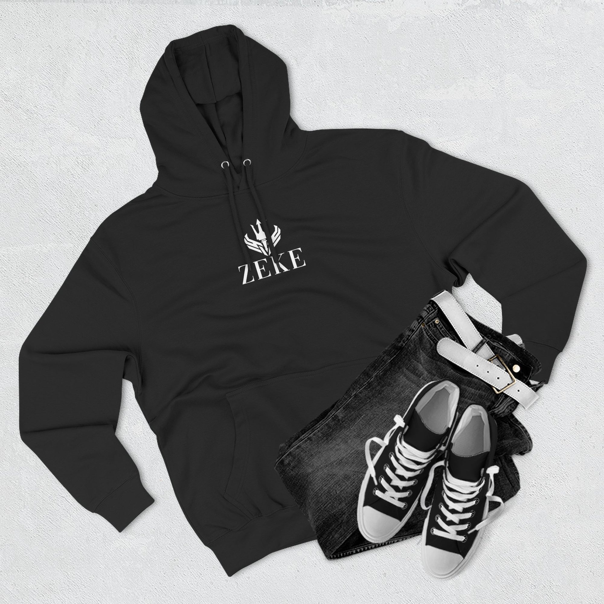 Fleece Hoodie - Zeke Logo Design