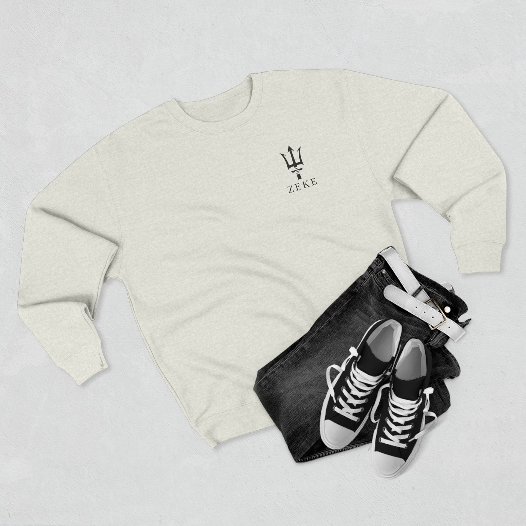 Zeke Crewneck w/Trident Design (Print)