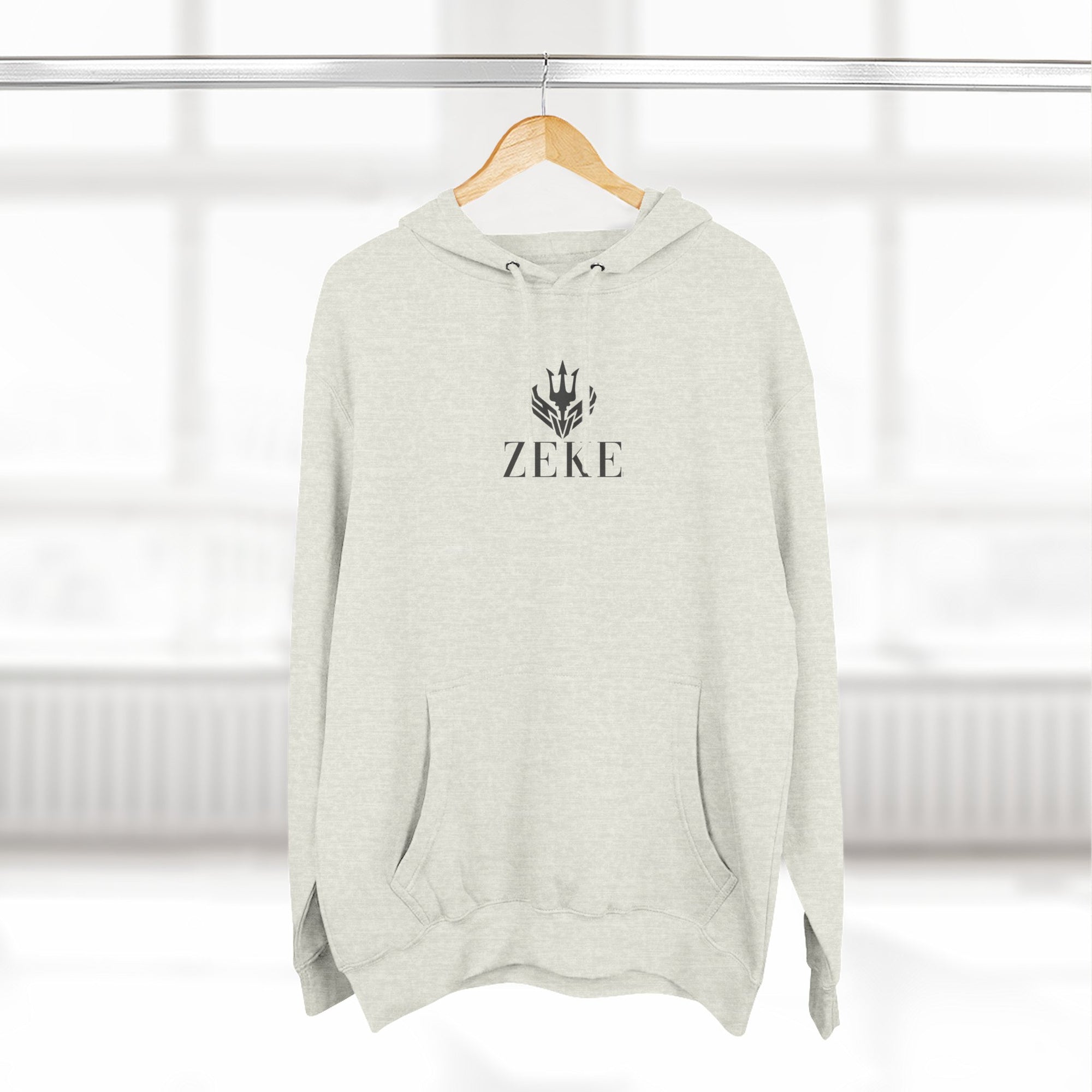 Fleece Hoodie - Zeke Logo Design