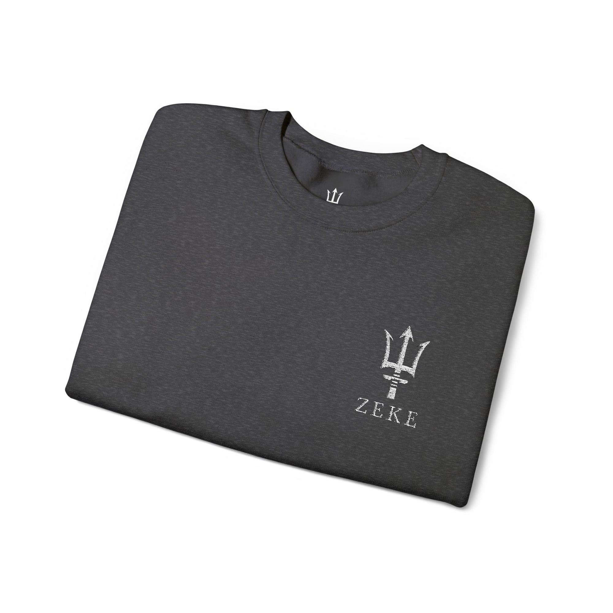 ZEKE Crewneck w/ Trident (White logo)