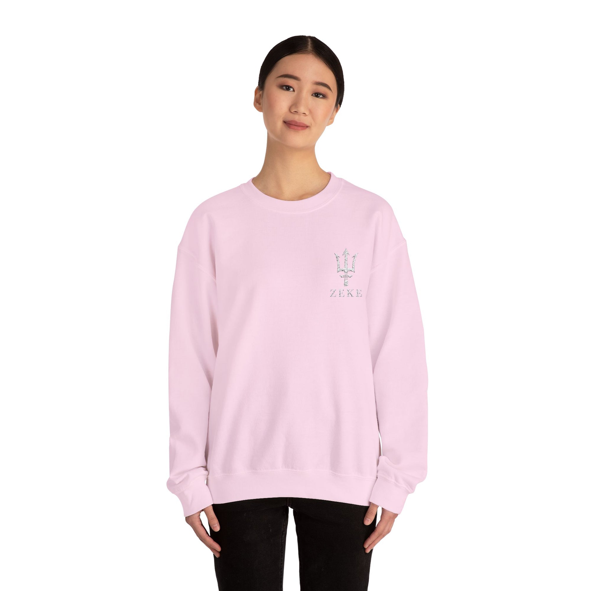 ZEKE Crewneck w/ Trident (White logo)