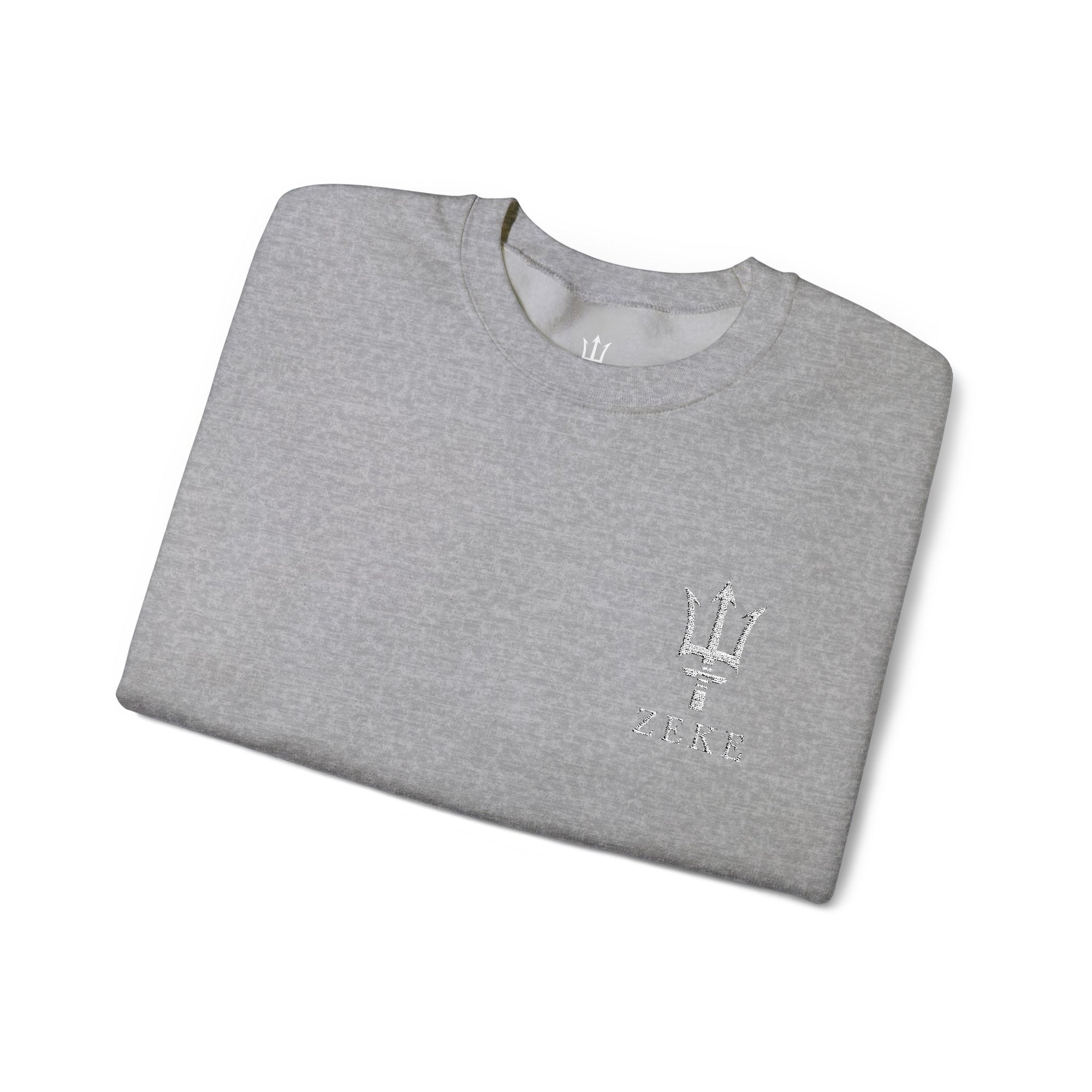 ZEKE Crewneck w/ Trident (White logo)