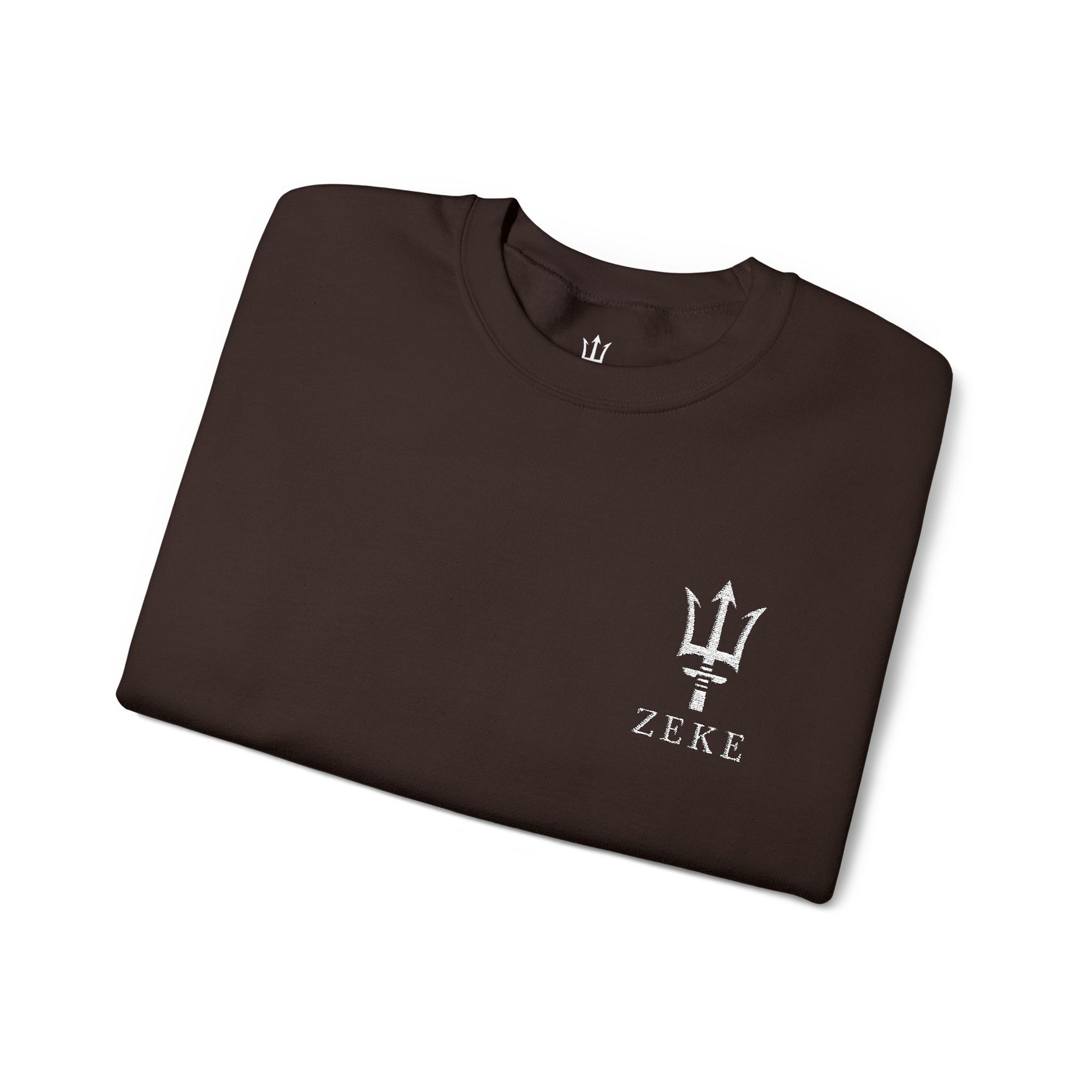 ZEKE Crewneck w/ Trident (White logo)